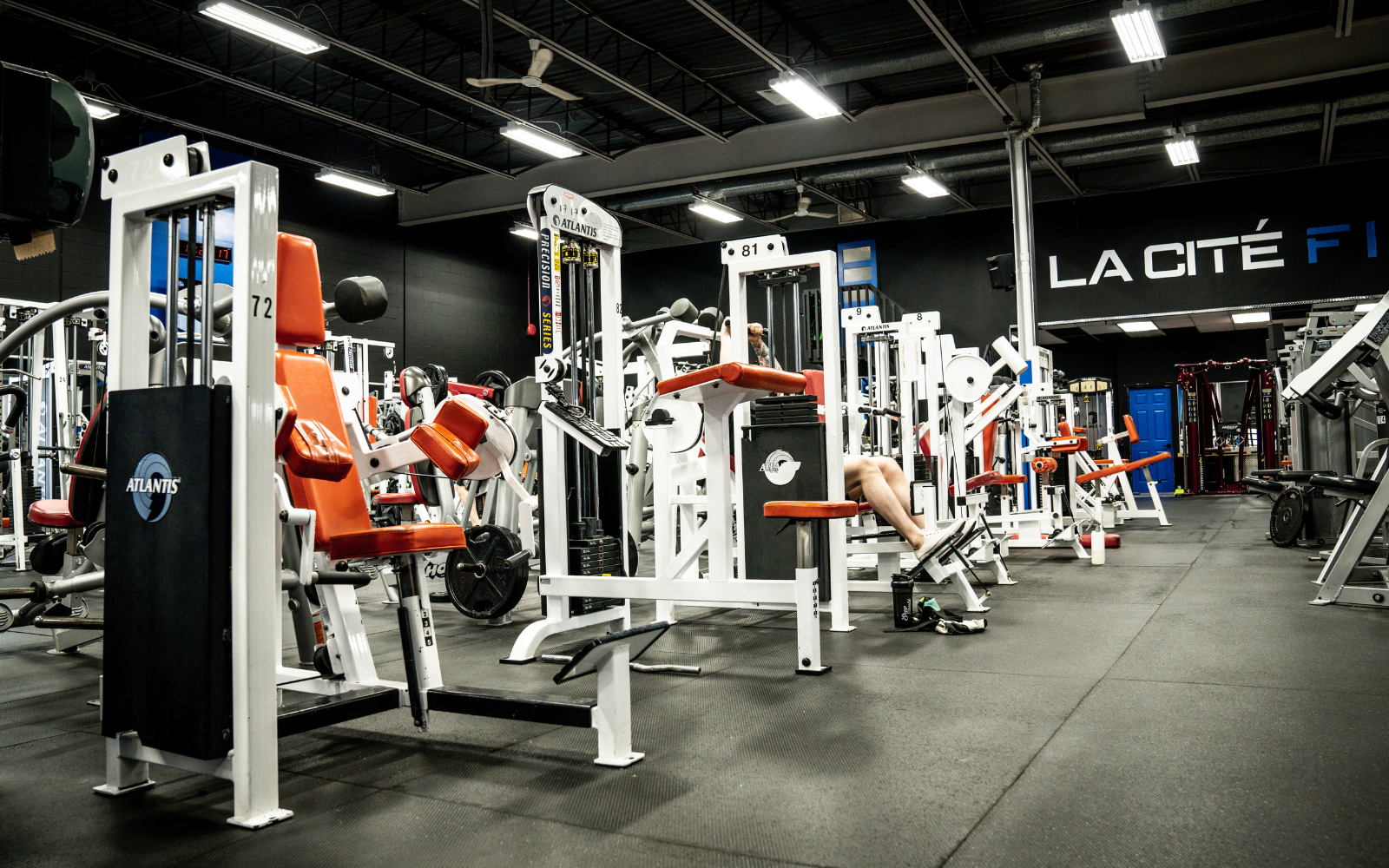 Image de la salle d'entraînement de la Cité Fitness, gym à Québec